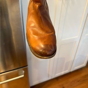 Melissa two button boots. Cognac brown leather. Great condition. Rarely worn.